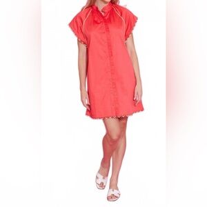 Alden Adair Red Margot Mini Dress- Size Medium